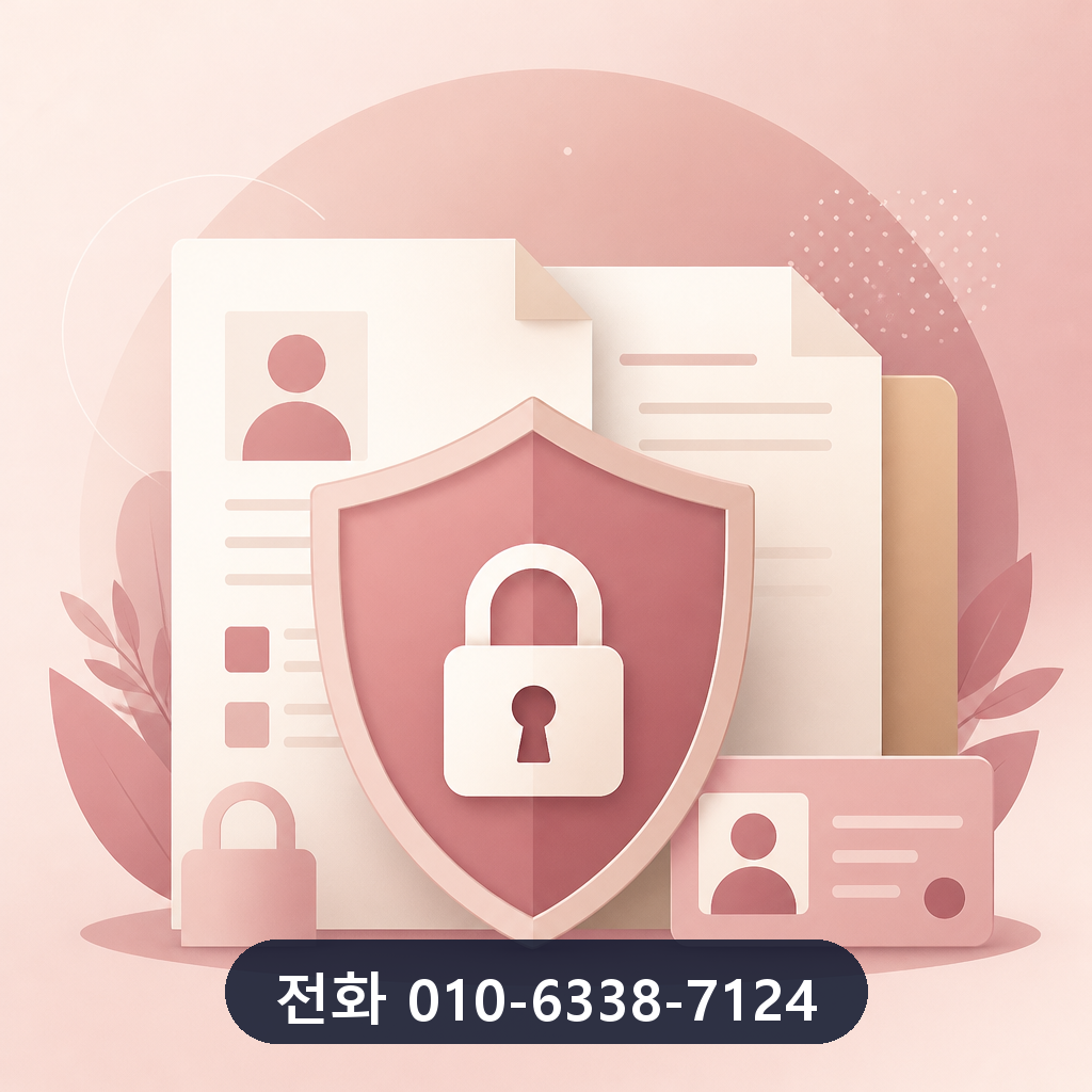 부산 카드깡 개인정보 보호 이미지